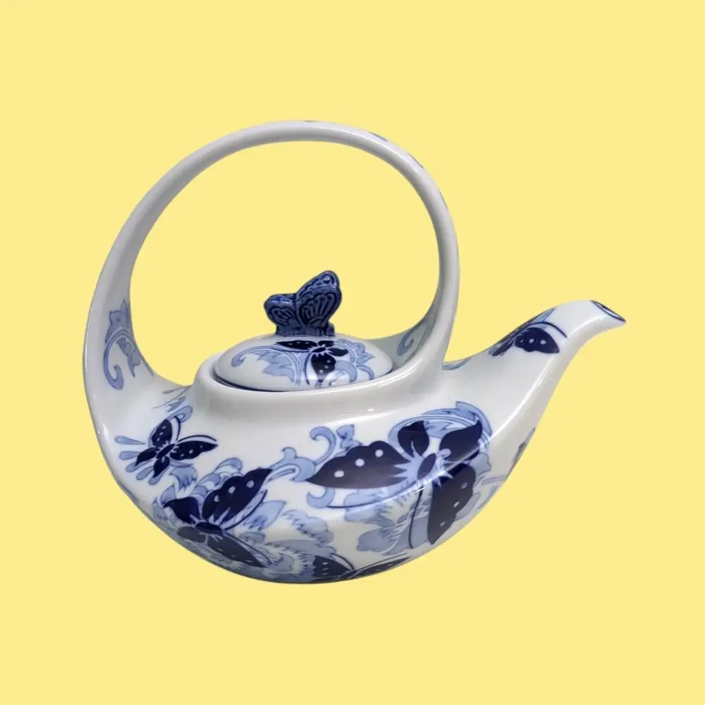 Pier 1 teapot butterfly